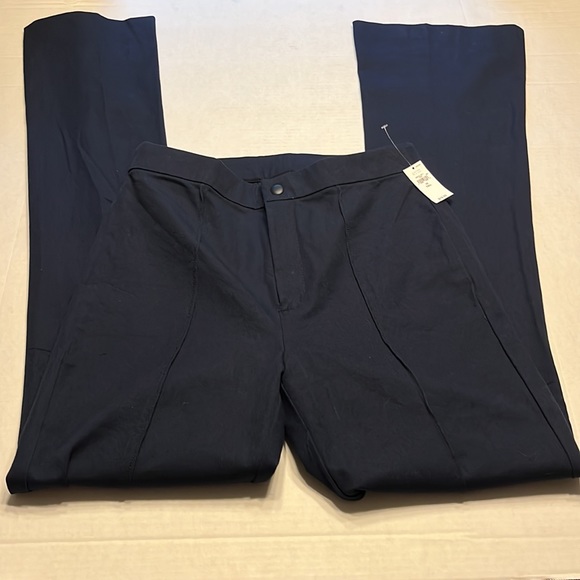 NWT GAP High Rise BiStretch Flare Pants navy new - Picture 7 of 9